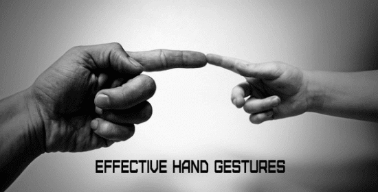 adult and childs hands touching effective hand gestures