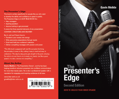 The Presenters Edge - One of the best books on presentation skills